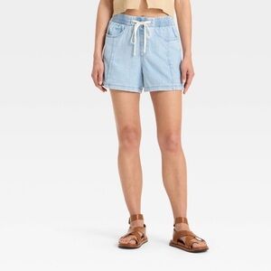 Two Target Universal Thread Drawstring Denim Shorts BUNDLE